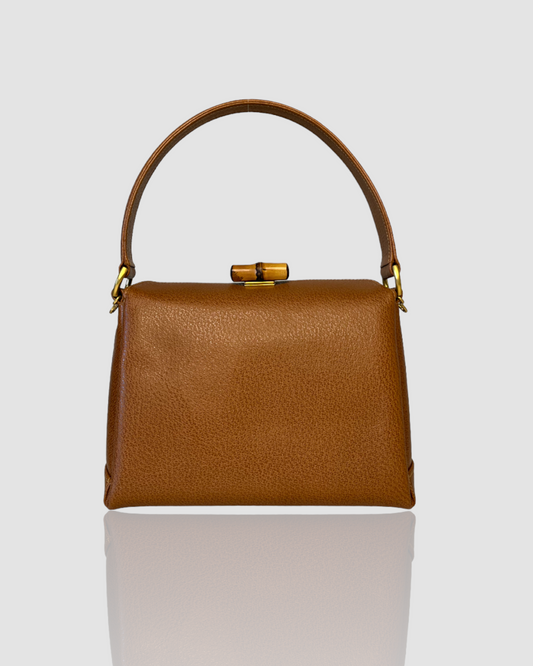 Gucci bamboo brown handbag