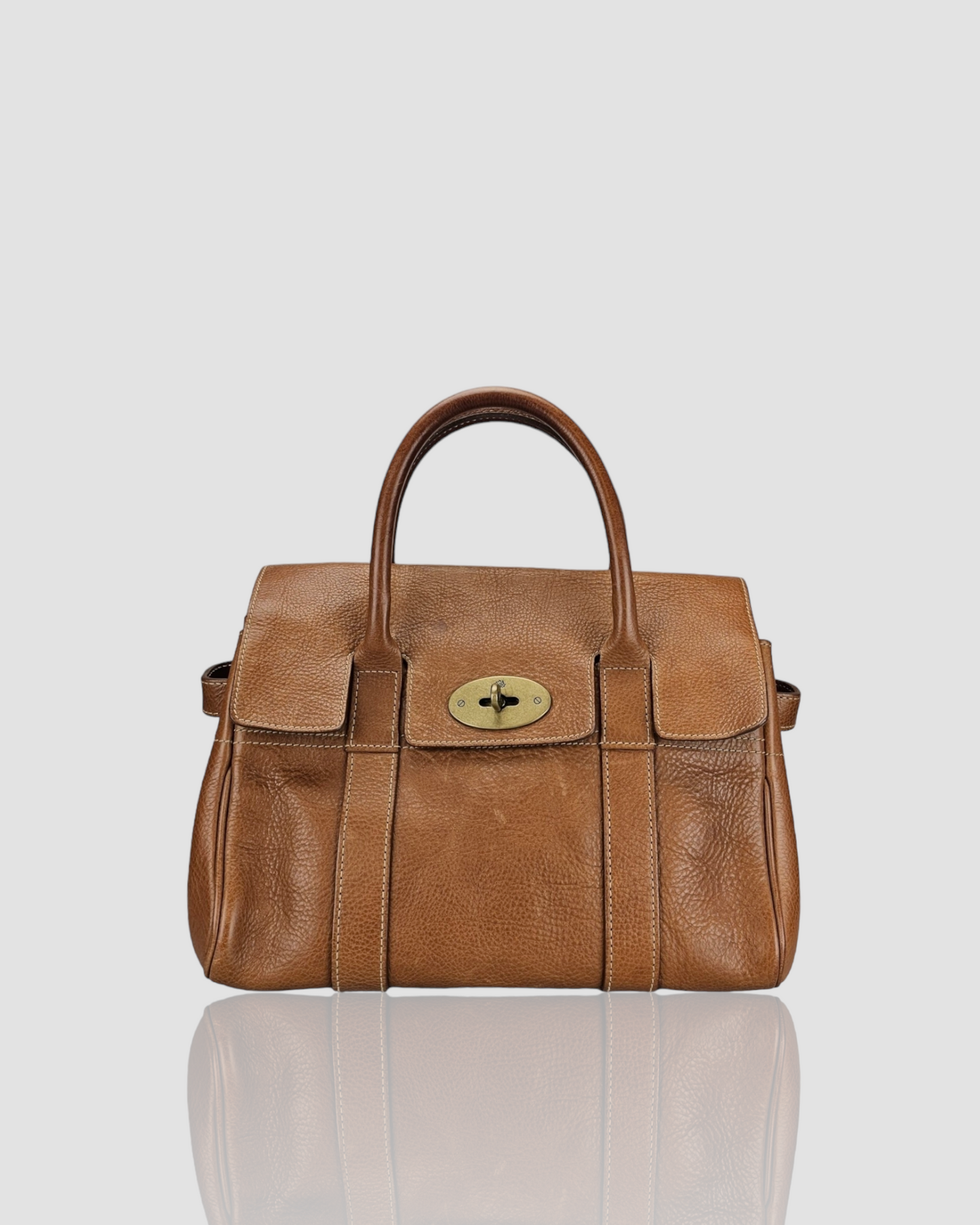 Mulberry Small Bayswater in Legacy Oak