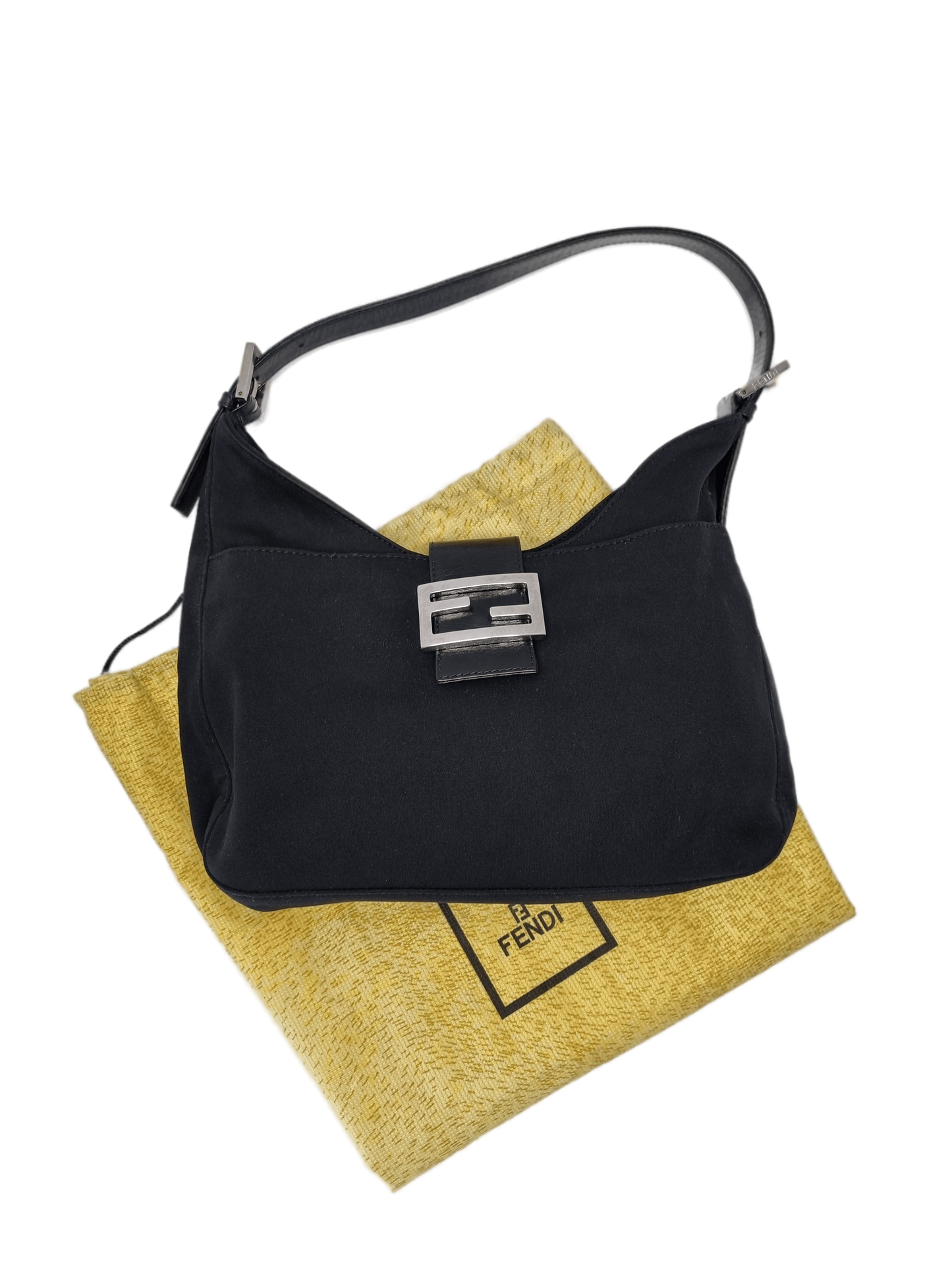 Fendi Nylon Black Shoulder Bag