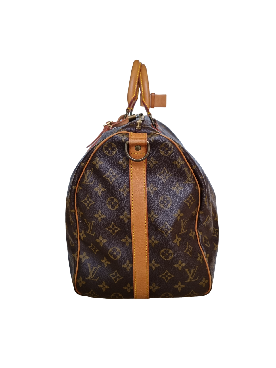 Louis Vuitton Keepall 50 Bandouliere Boston Bag Monogram