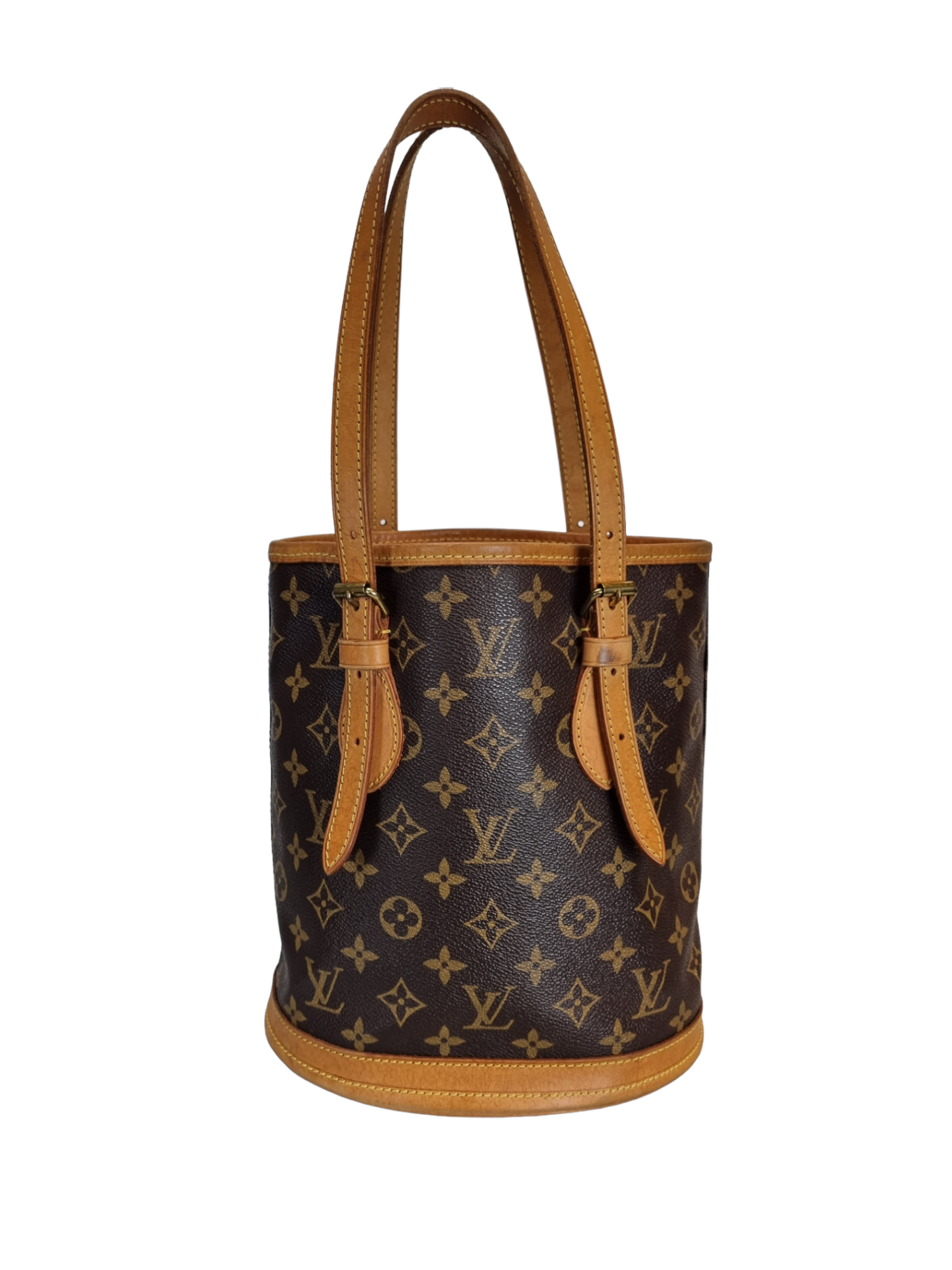 Authentic Louis Vuitton monogram bucket gm size, Luxury, Bags