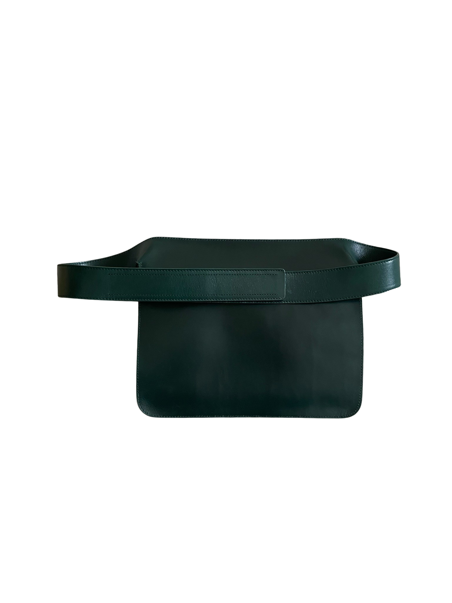 Prada Green Canvas & Leather Belt Bag