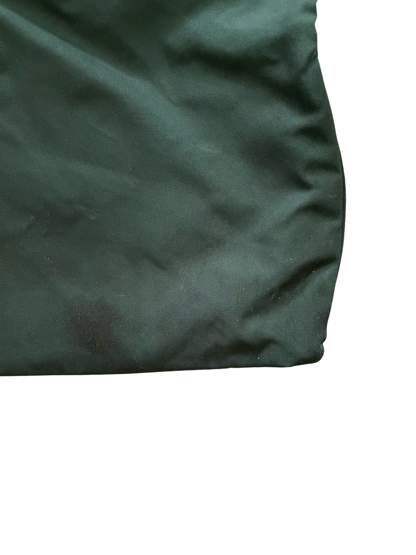 Prada Dark Green Nylon Shoulder Bag