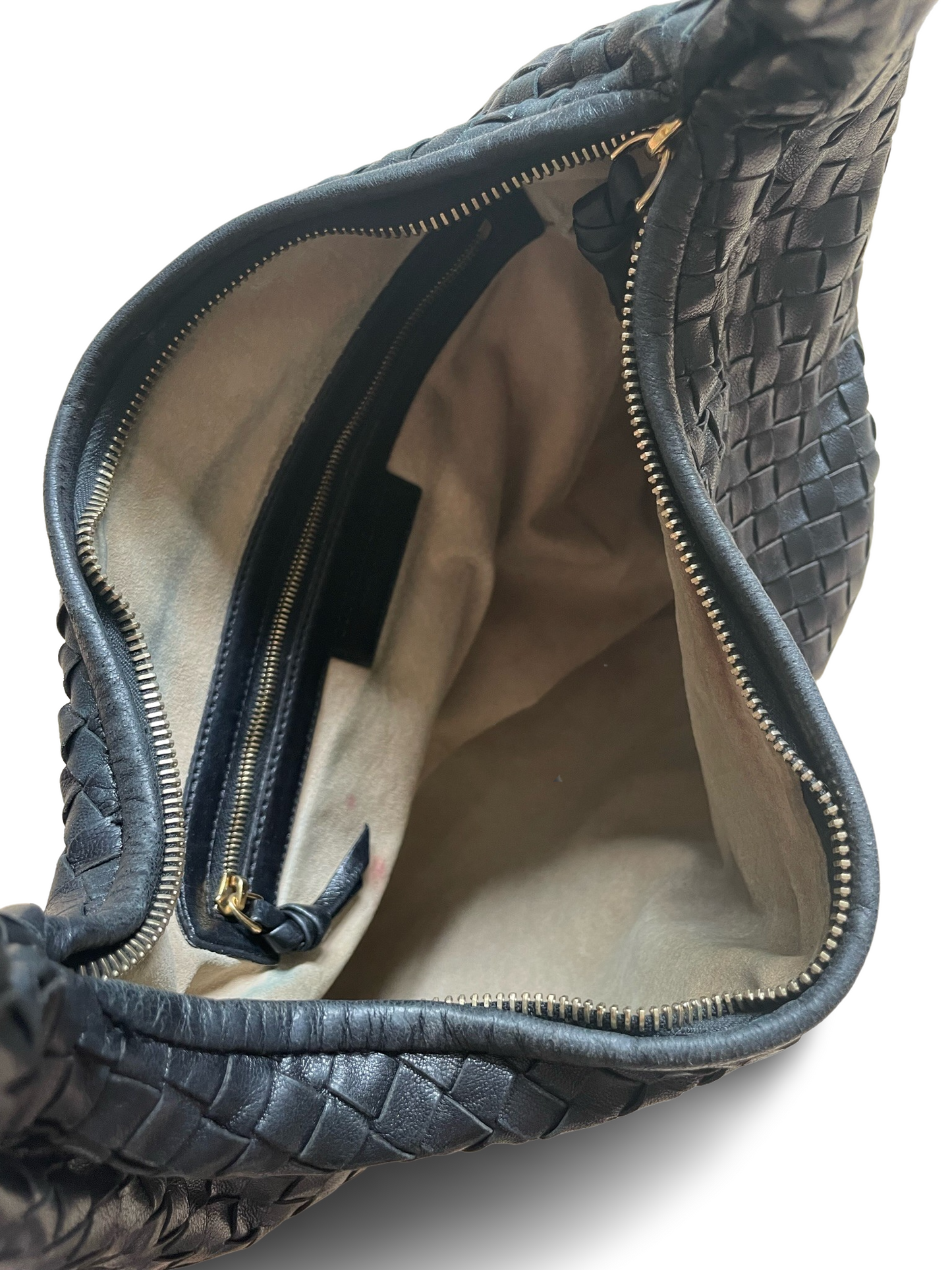 Bottega Veneta Black Hobo Shoulder Bag