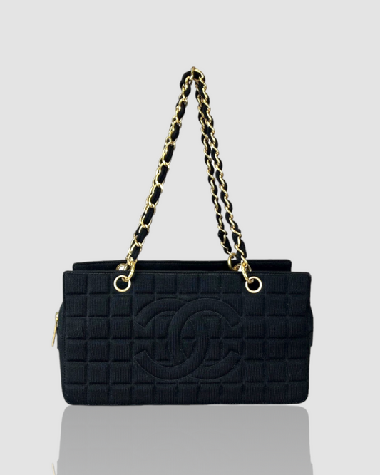 Chanel Chocolate bar Cotton bag