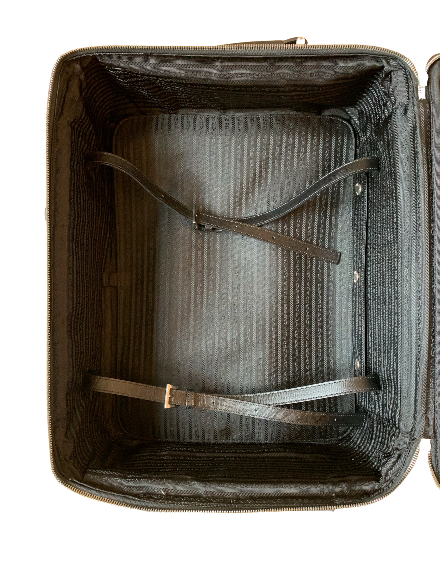 Prada Black Nylon Suitcase One Pocket