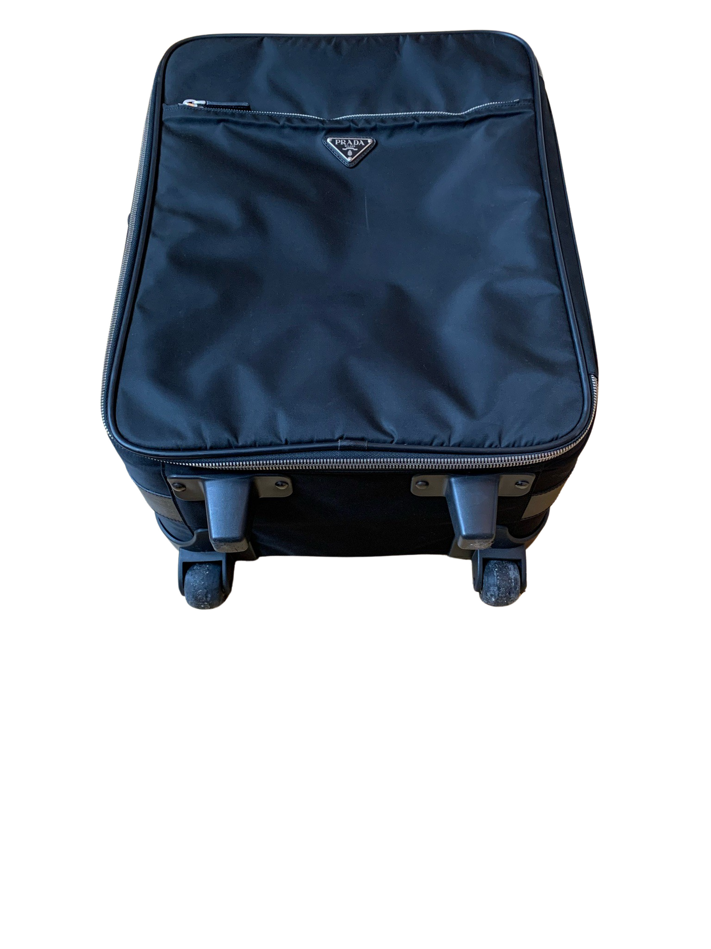 Prada Black Nylon Suitcase One Pocket