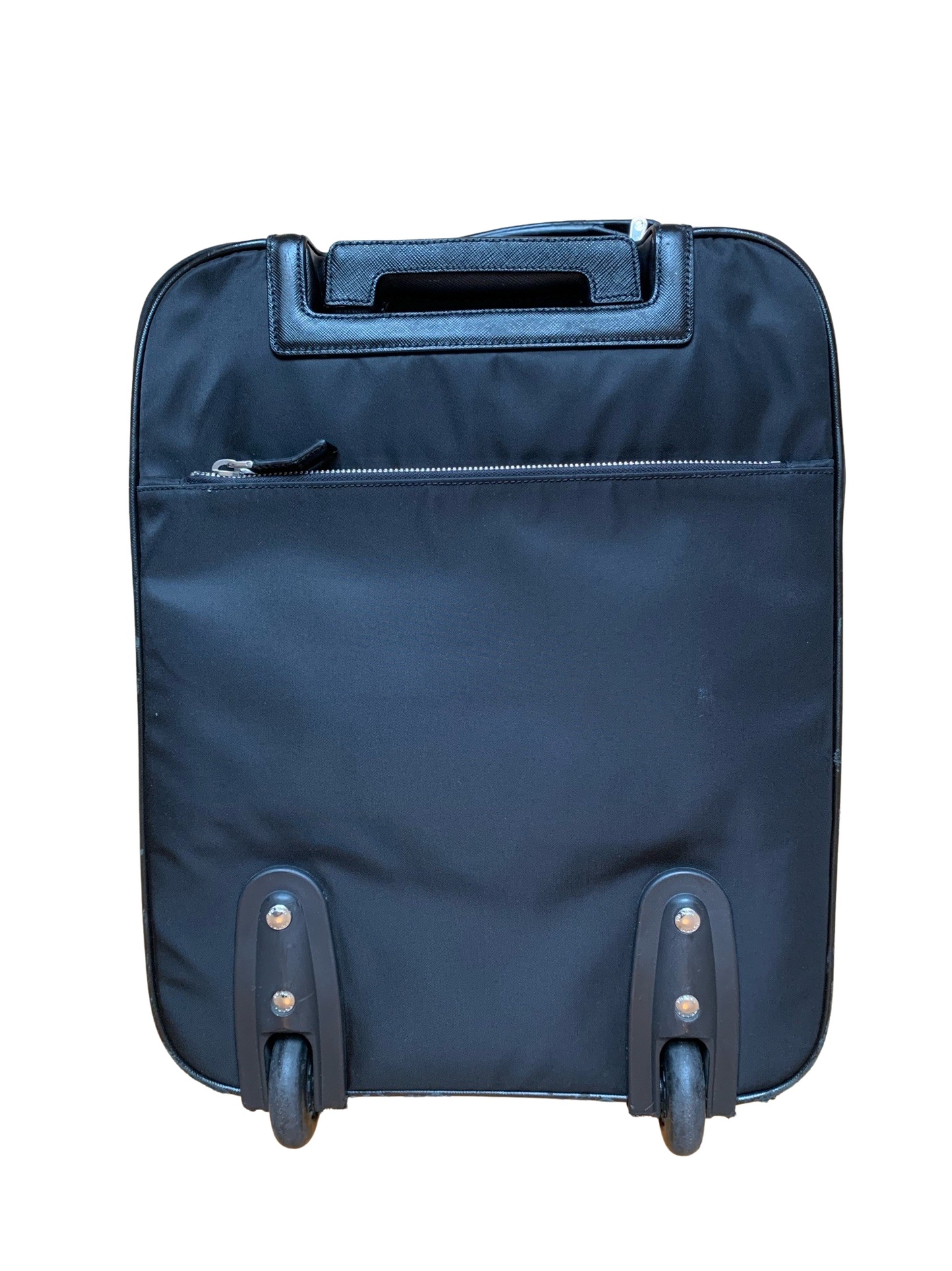 Prada Black Nylon Suitcase Two Pockets