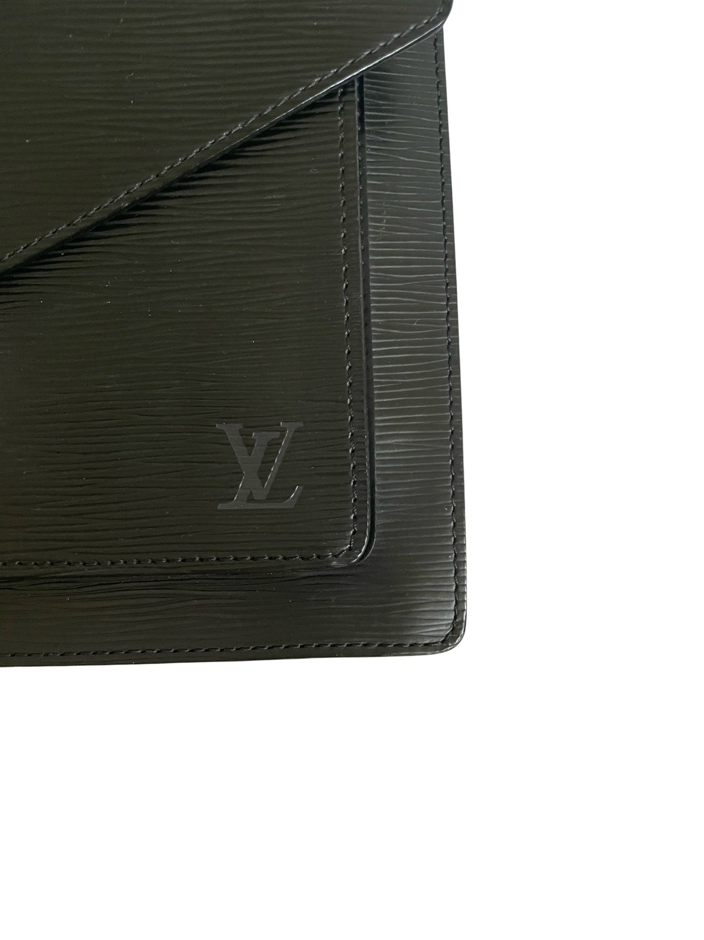Louis Vuitton Monceau Black Epi Bag