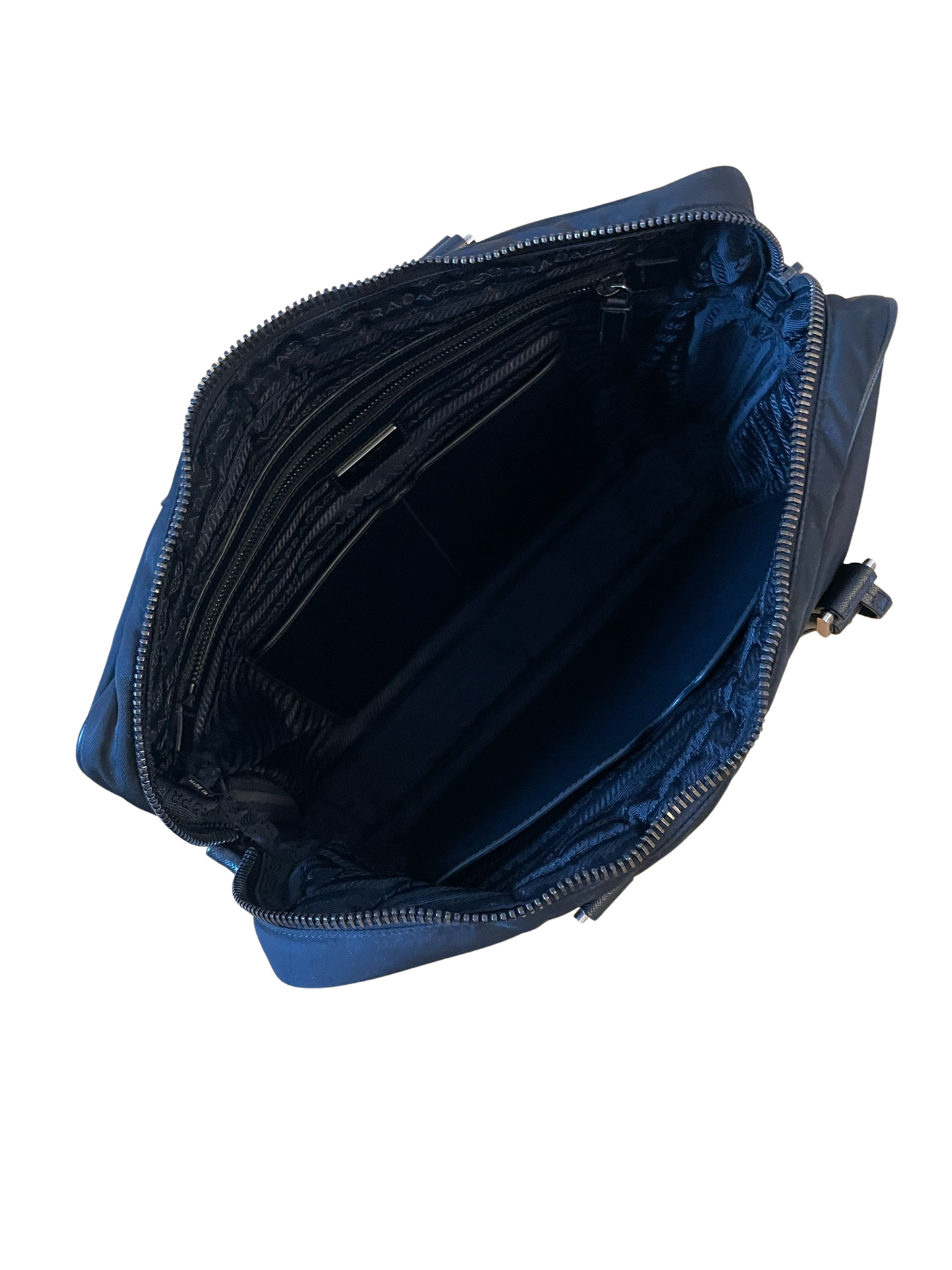 Prada Black Nylon Business Bag