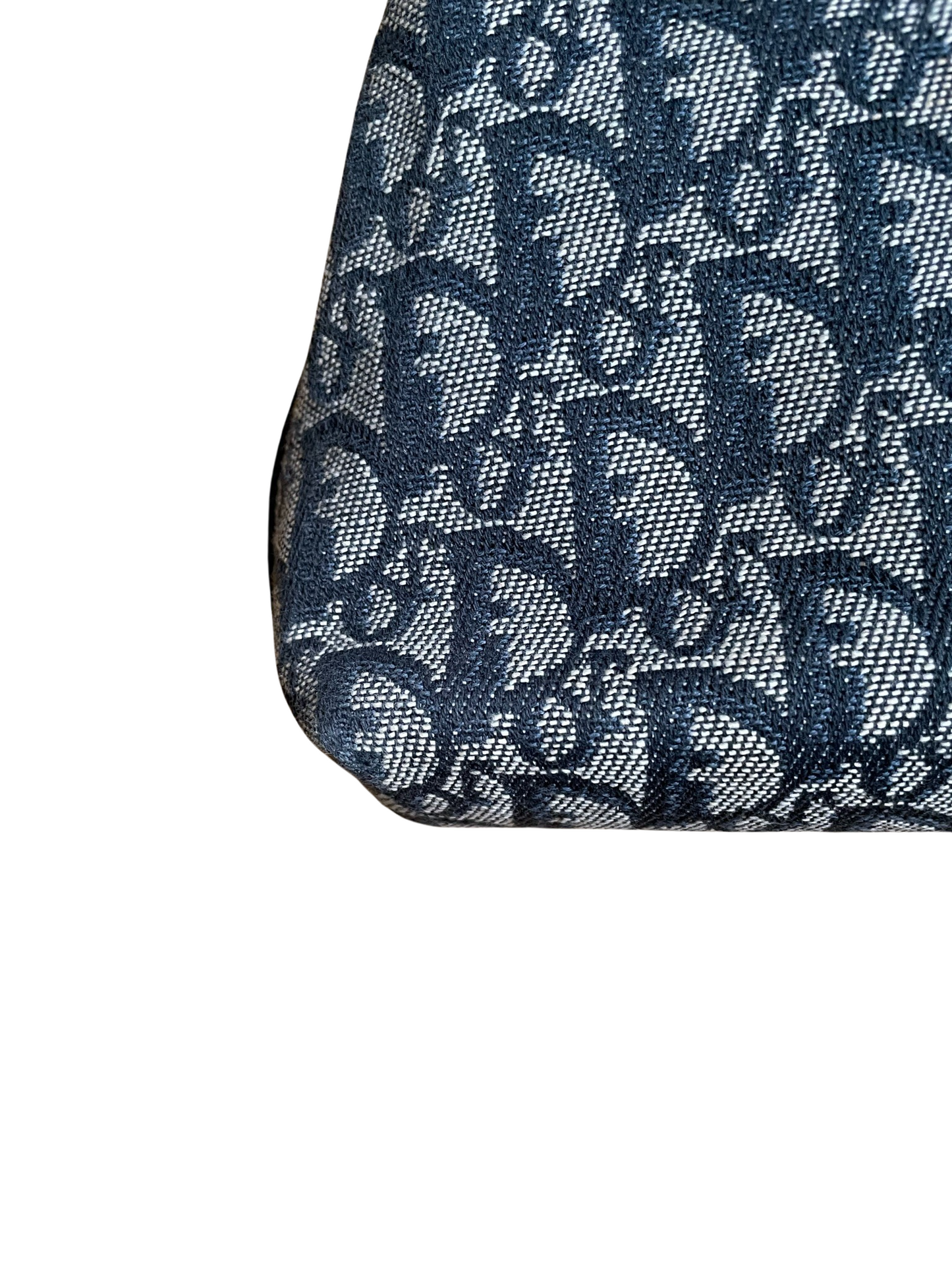 Dior Logogram Navy Gray Crossbody Bag