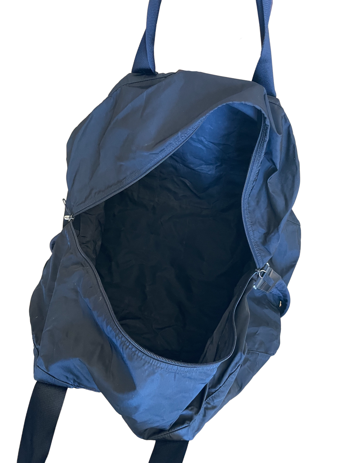 Prada Black Nylon Boston Bag