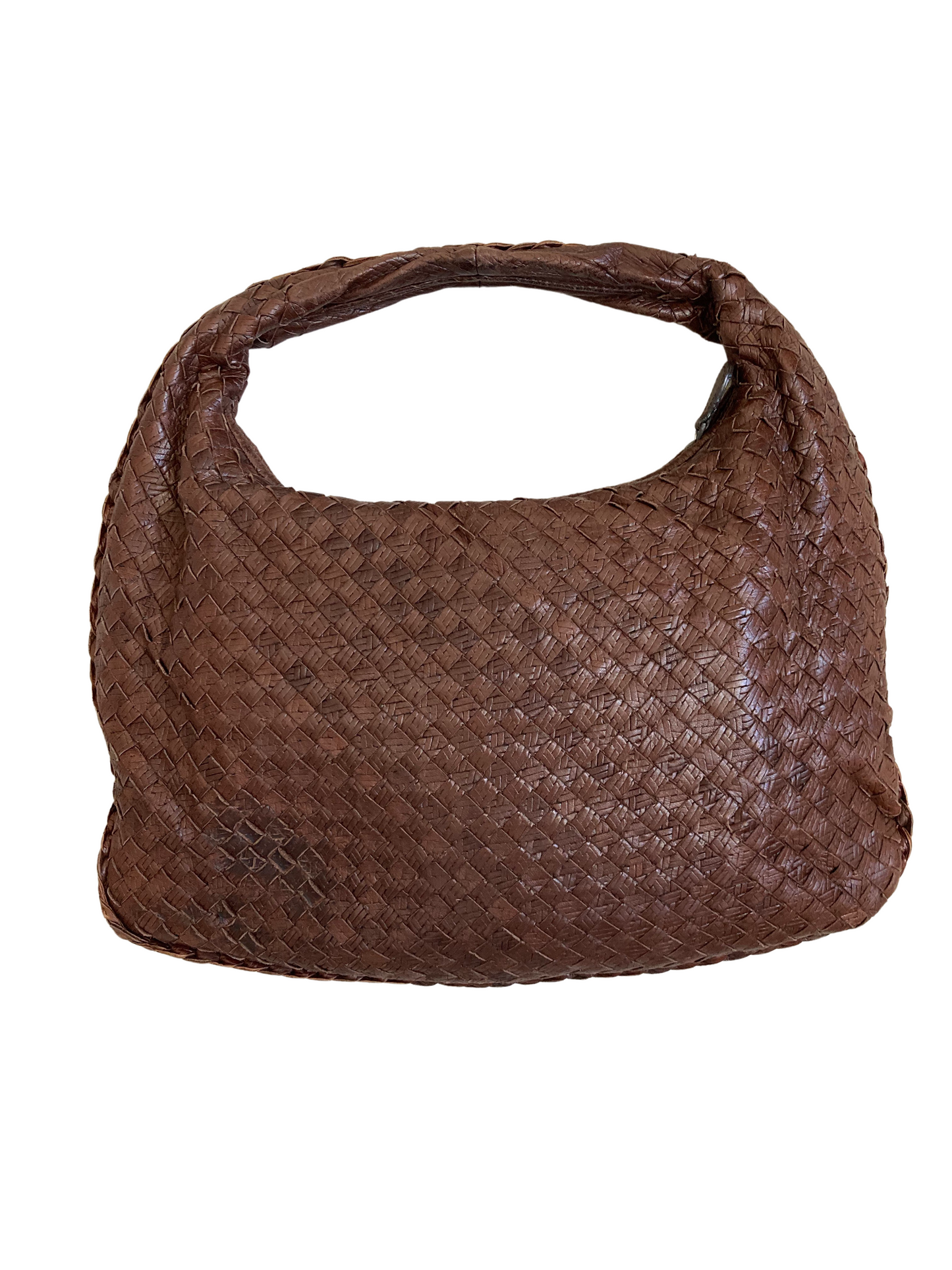 Bottega Veneta Brown Leather Medium Hobo Bag