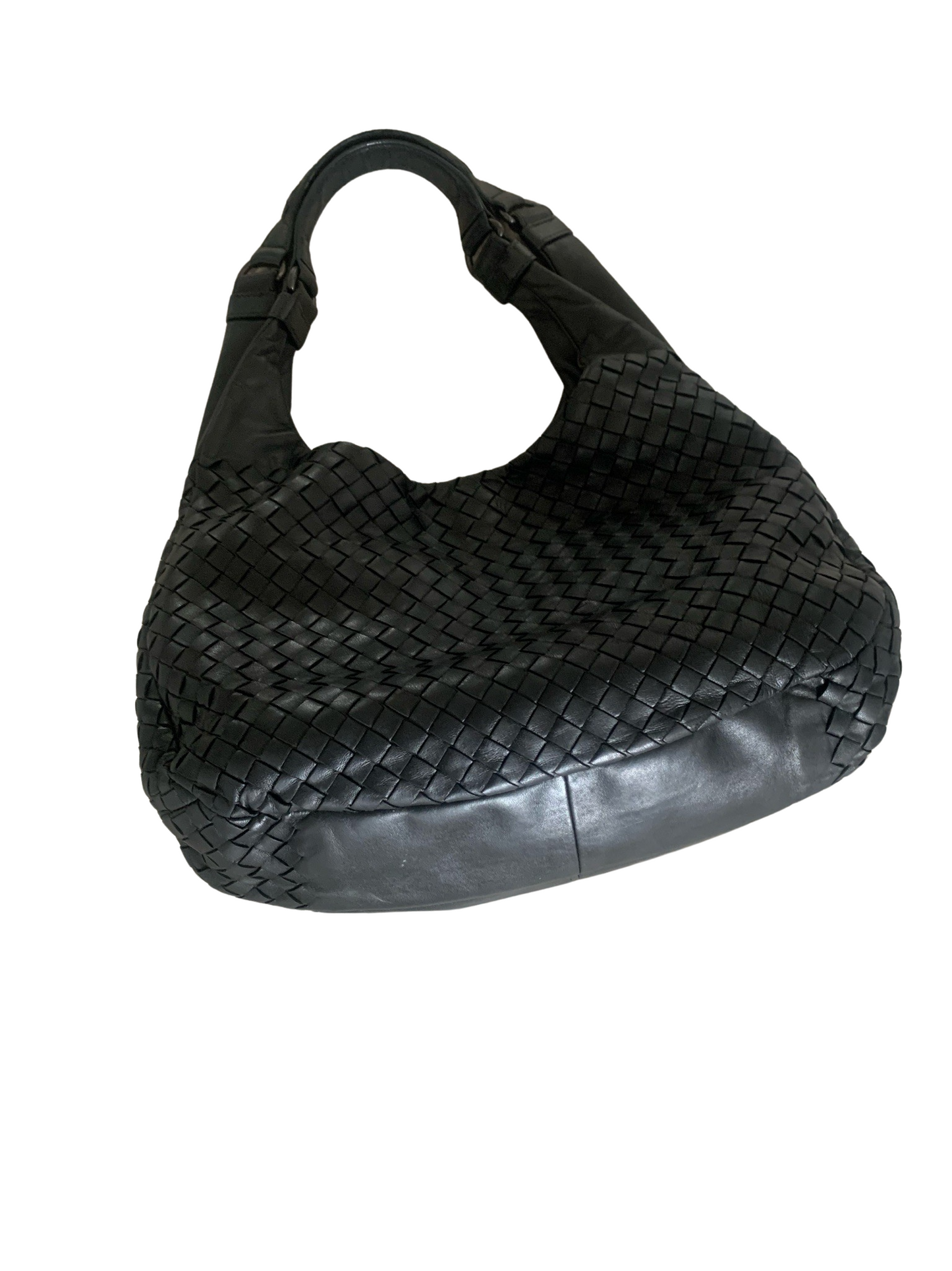 Bottega Veneta Black Medium Campana Bag