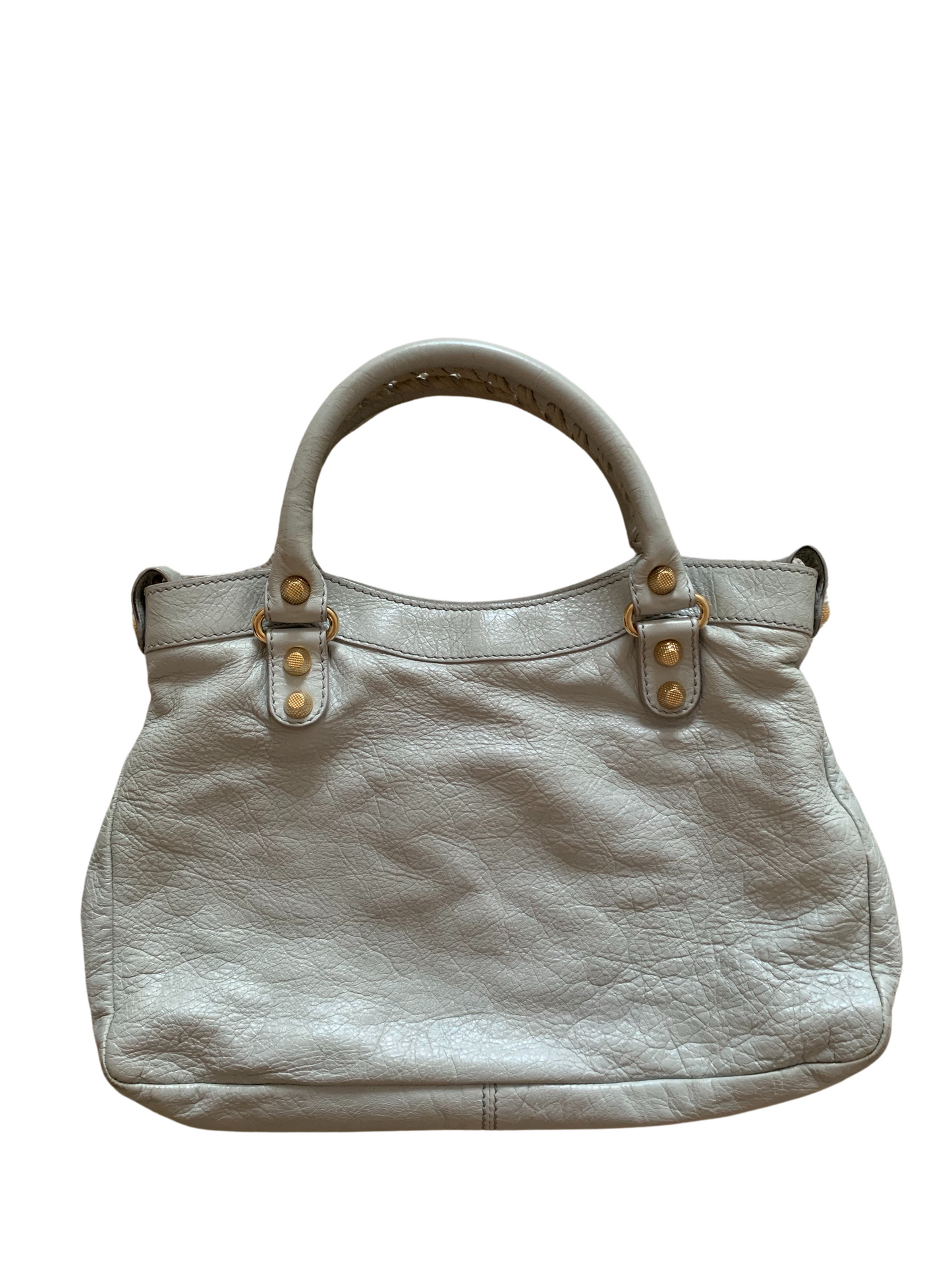 Balenciaga The Giant Town Grey Leather Handbag