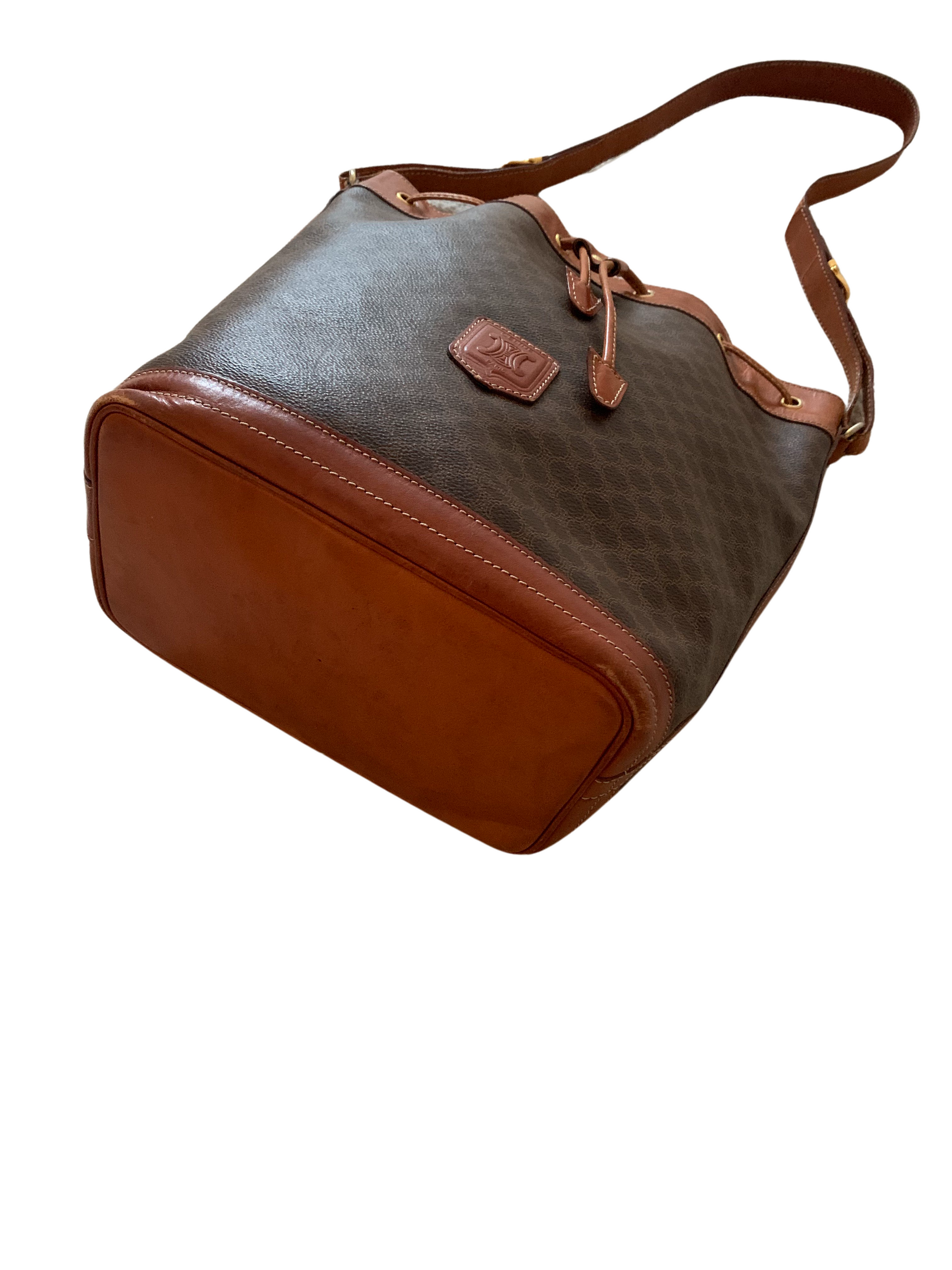 Celine Macadam Bucket Bag (SHG-Kq54Bp) – LuxeDH