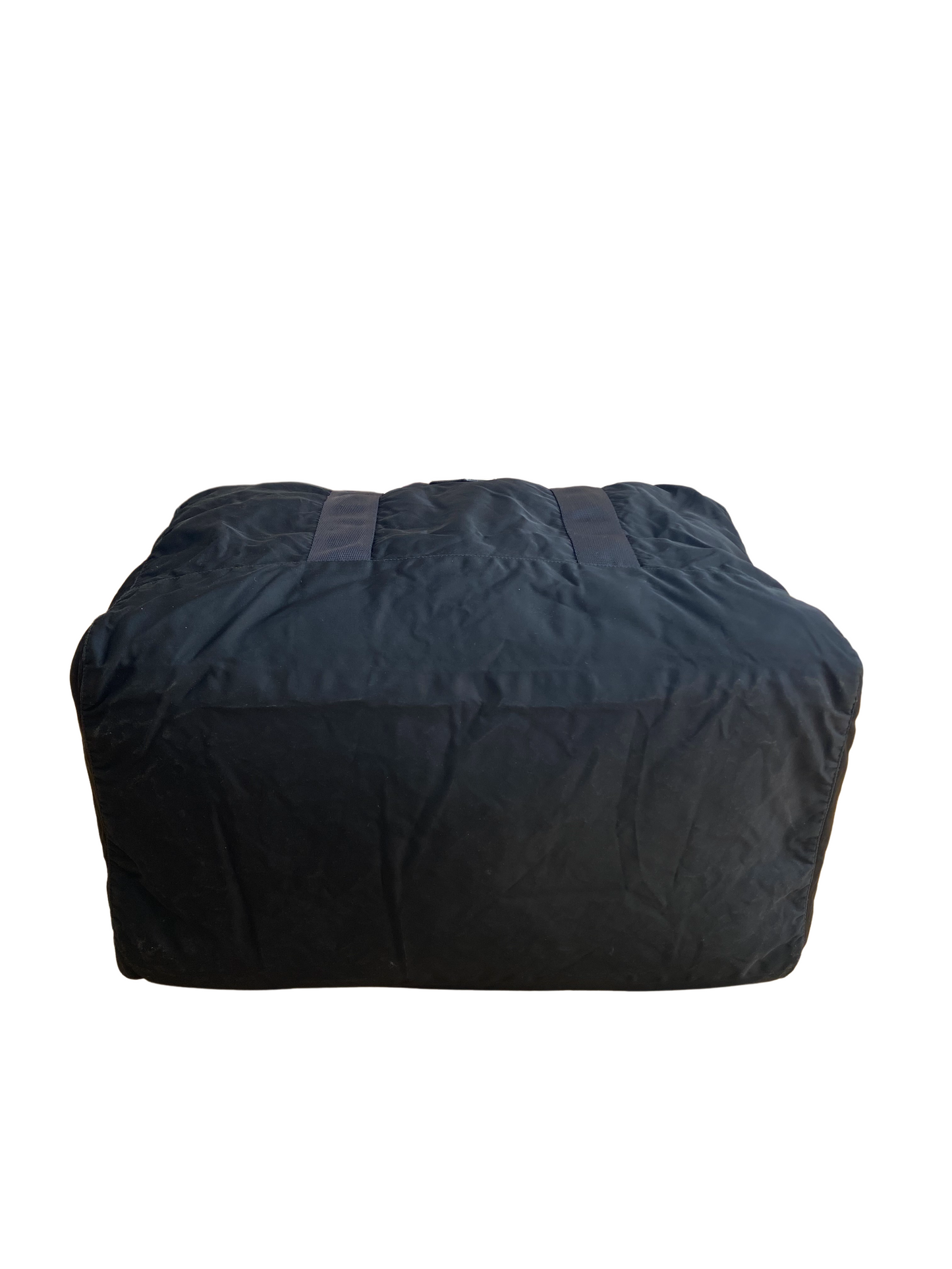 Prada Black Nylon Boston Bag