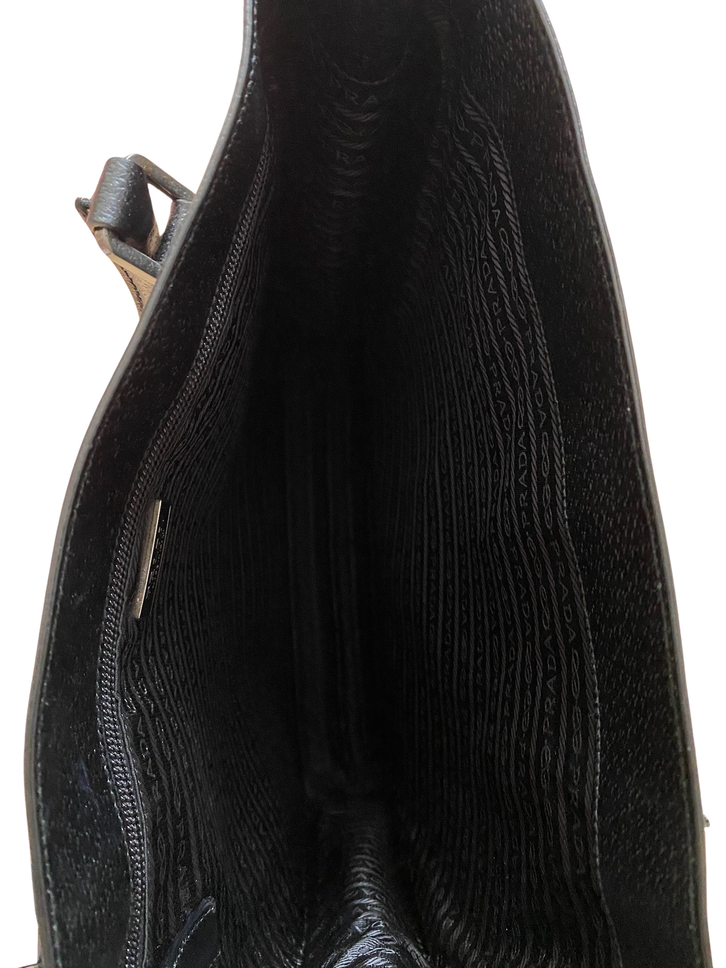 Prada Galleria Black Leather Tote Bag