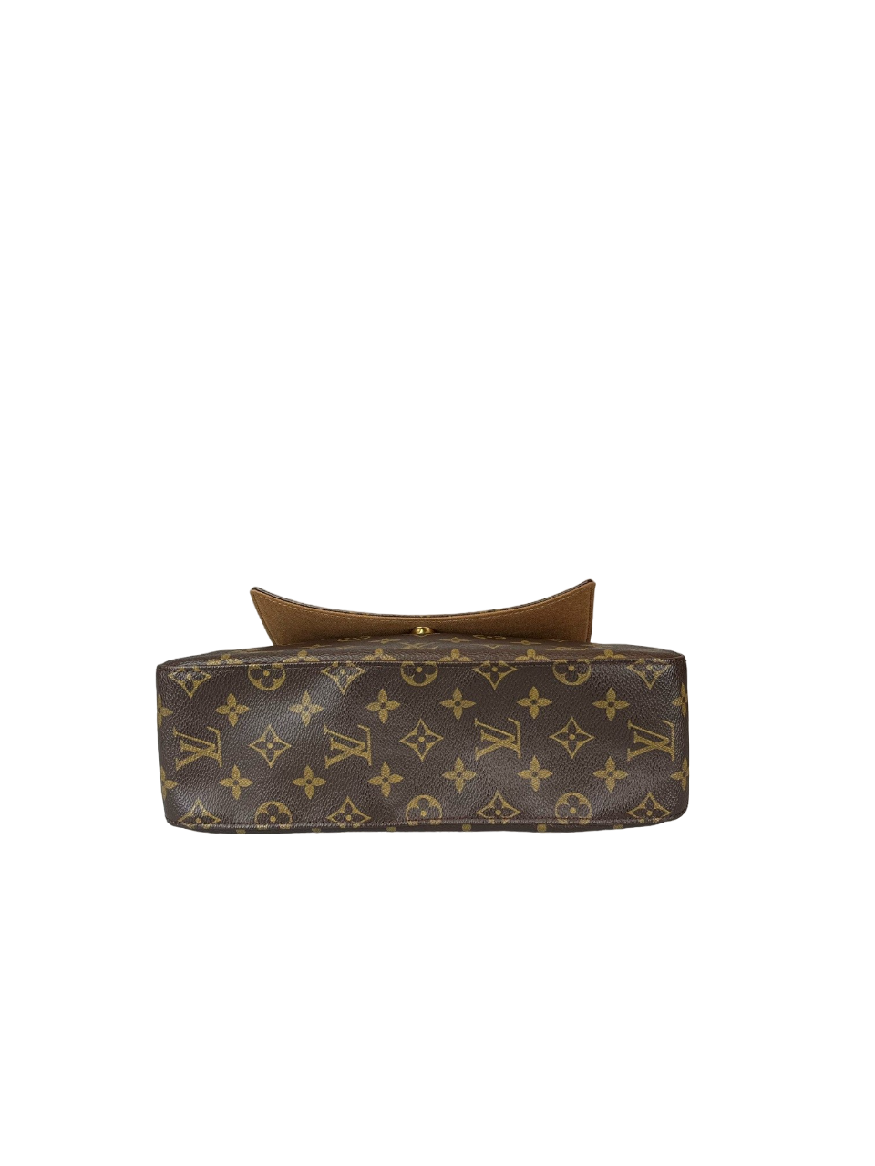 Louis Vuitton Monogram Looping Mini Brown Leather Cloth ref.108189 - Joli  Closet