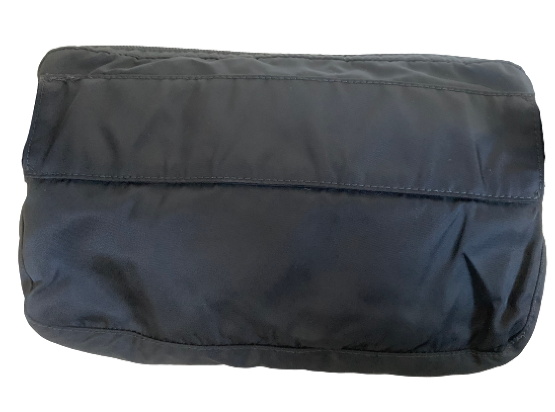 Prada Black Nylon and Leather Bum Bag